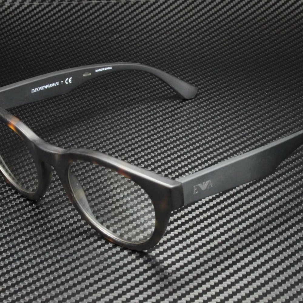 Emporio Armani Men's Matte Havana Eyeglasses!